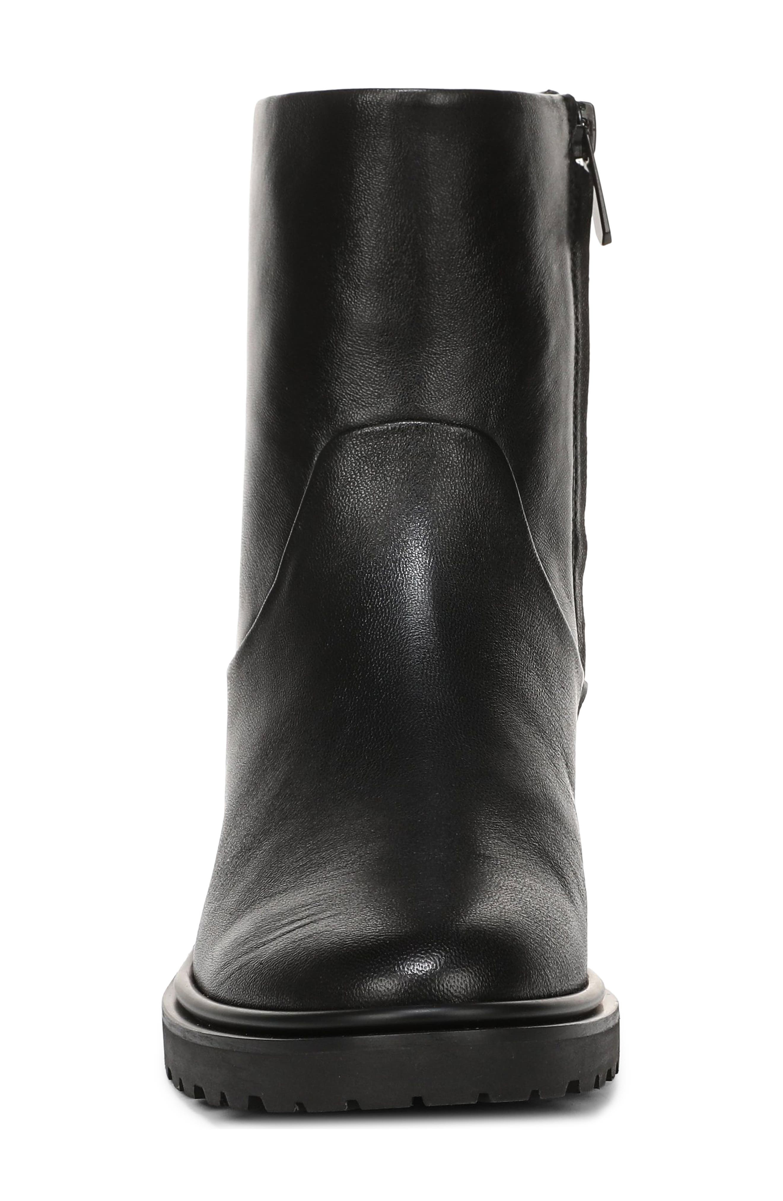 Sky Leather Boot, Alternate, color, BLACK LEATHER