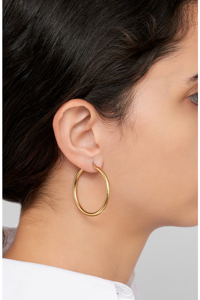Water Resistant Hoop Earrings Set, Alternate, color, YELLOW