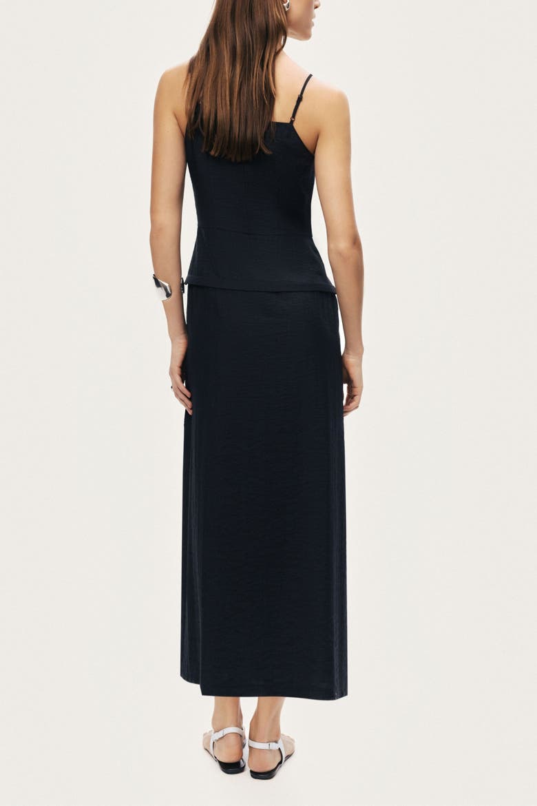 Spaghetti Strap Maxi Dress, Alternate, color, Black