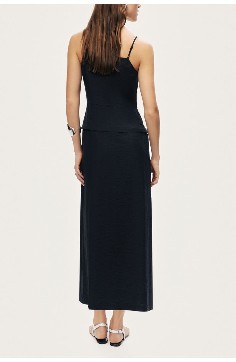 Nocturne Spaghetti Strap Maxi Dress, Alternate, color, Black