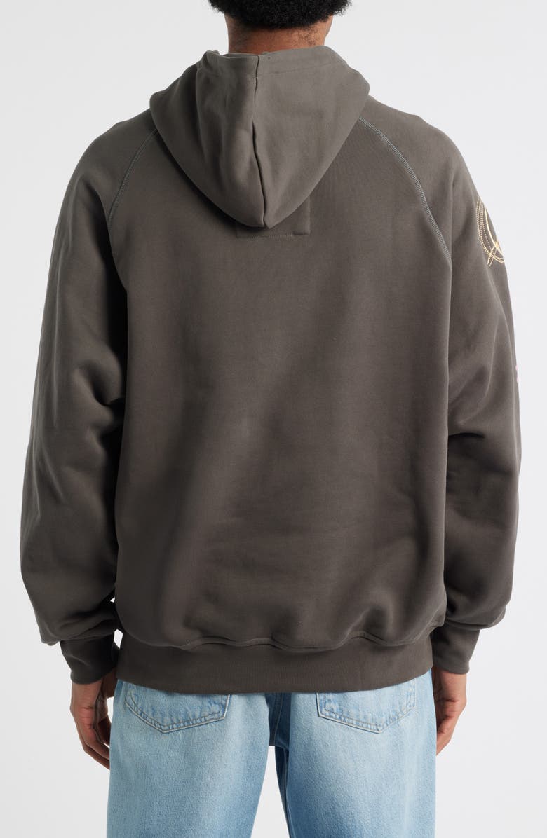 VIC GARCIA WORLD Sweet Bird Graphic Cotton Pullover Hoodie, Alternate, color, Coffee