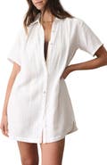 Marine Layer Bianca Organic Cotton Cover-Up Shirtdress