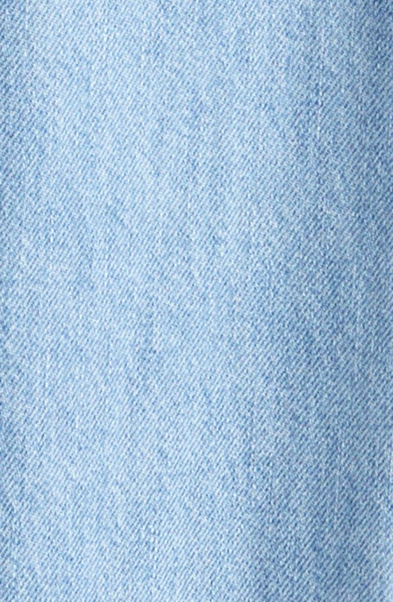 Acne Studios 1991 Toj Distressed High Waist Loose Fit Jeans, Alternate, color, Light Blue