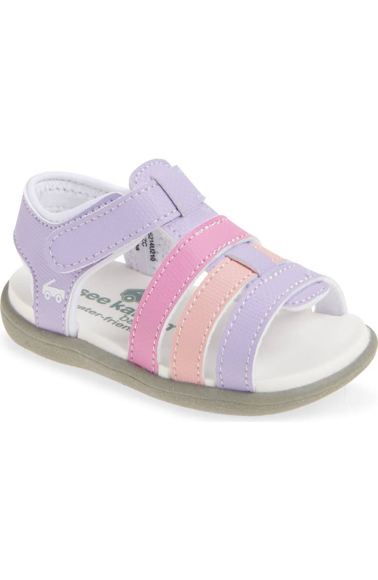 See Kai Run Kids' Felicity Sandal, Main, color, Lavender