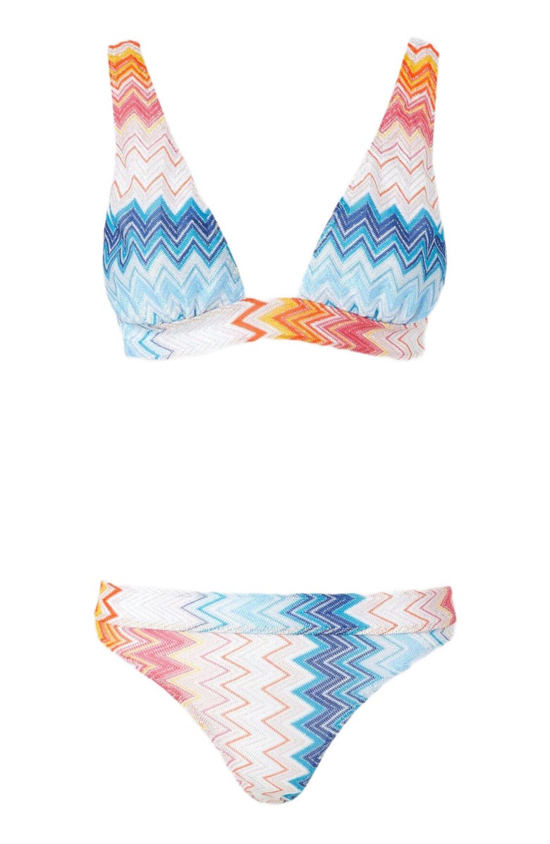 Missoni Zig Zag Lamé Viscose-blend Bikini, Alternate, color, Multicoloured