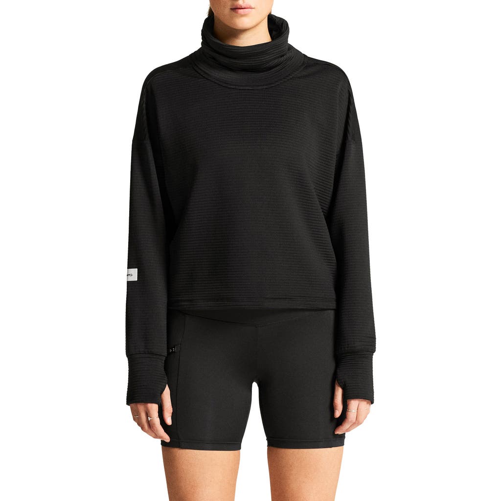 Craft Subz Turtleneck Jersey Sweatshirt In Black