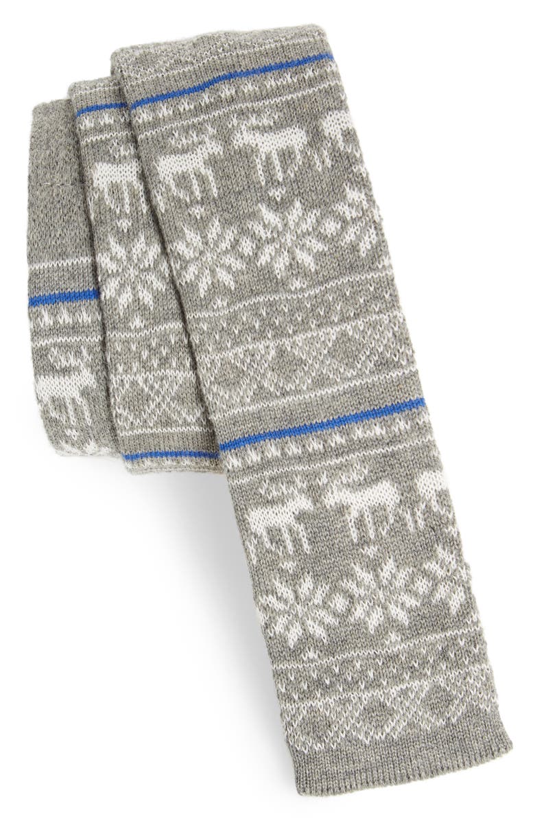 NORDSTROM MEN'S SHOP Knit Cotton Tie, Main, color, 