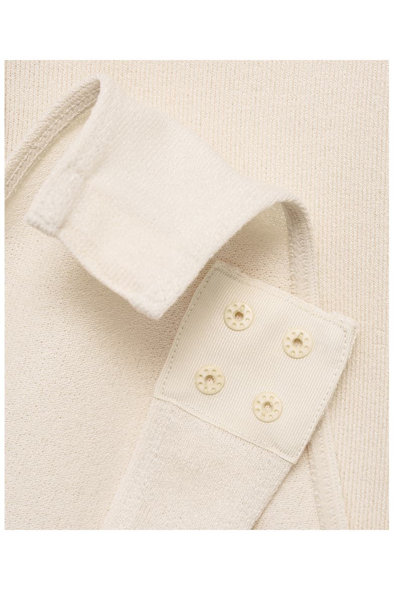 Button Front Tank Bodysuit, Alternate, color, ECRU