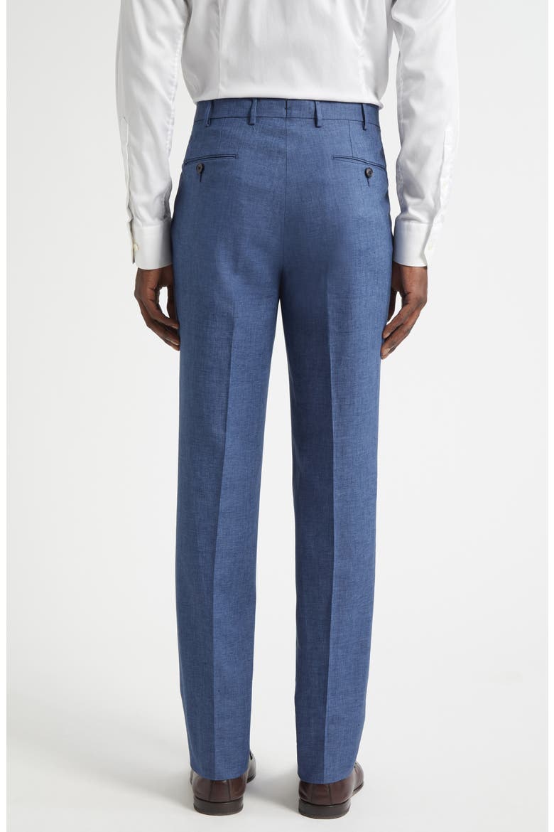 Oasi Linen Trousers, Alternate, color, MD BLU SLD