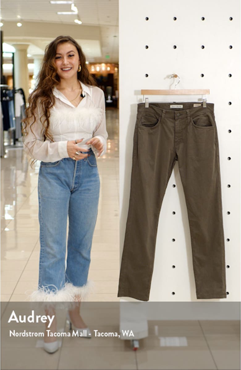 Marcus Slim Straight Leg Five Pocket Pants, sales video thumbnail