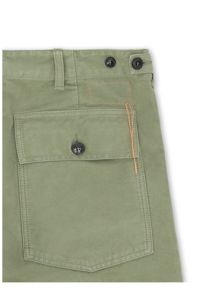 Newfatigue Moleskin Fatigue Trousers, Alternate, color, Dark Green