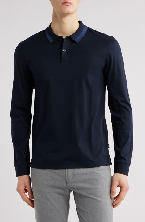Pleins Long Sleeve Polo