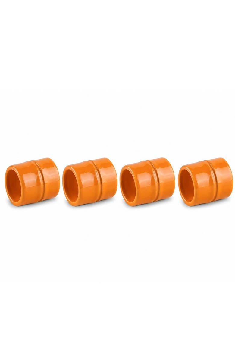 Wood Napkin Rings, Alternate, color, Yellow