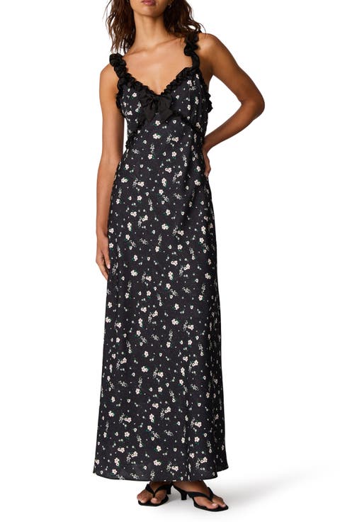 Lavern Floral Ruffle Maxi Dress
