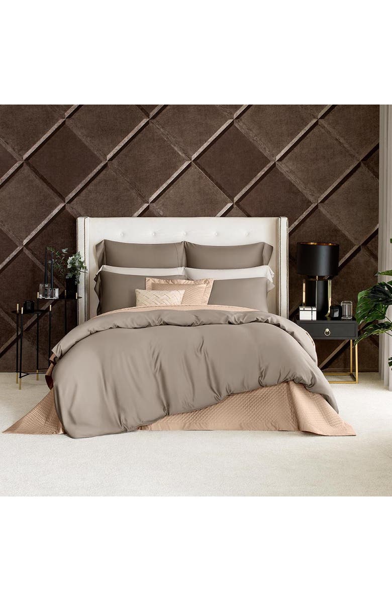 Togas Sensa Duvet Cover, Main, color, Brown