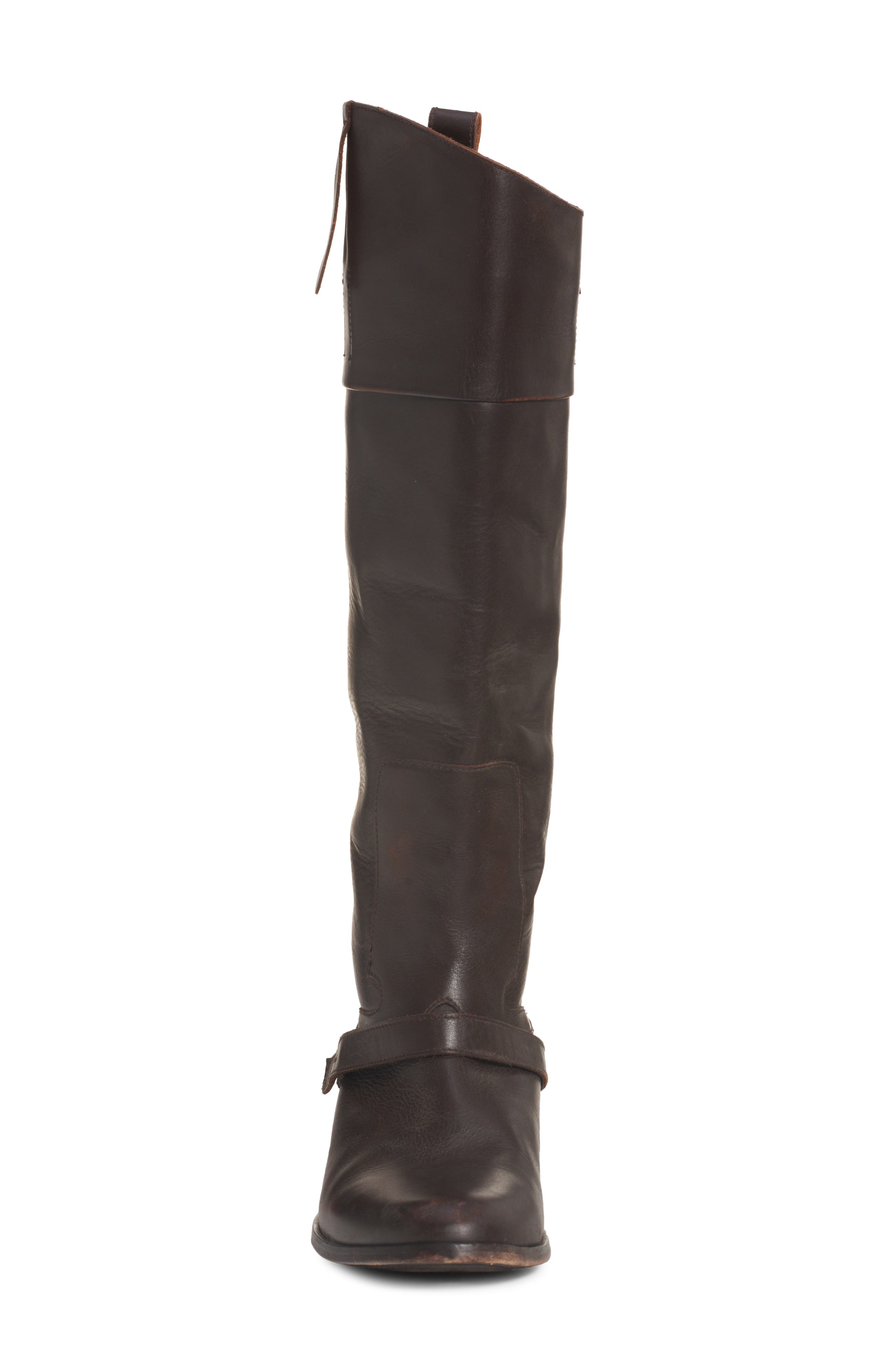 Golden Goose Charlie Tall Riding Boot, Alternate, color, Dark Brown