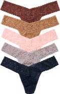 Hanky Panky Holiday Cracker Assorted 5-Pack Low Rise Thongs