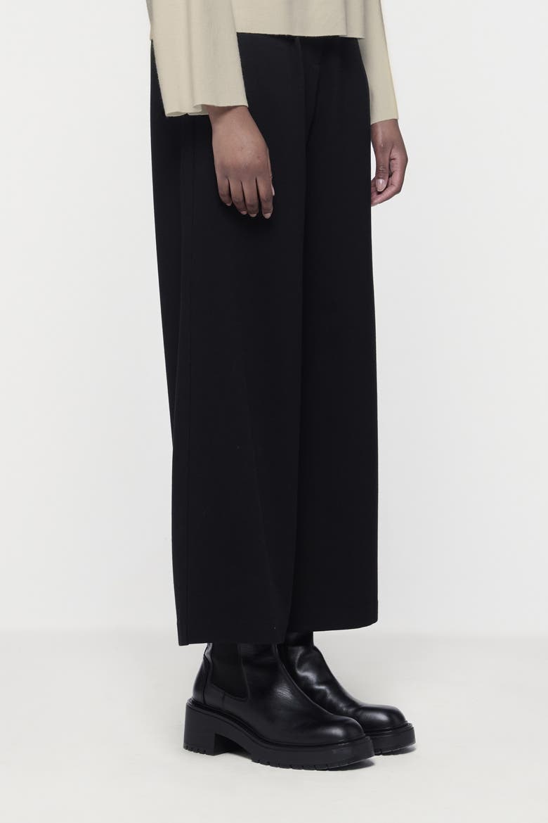 Wide-Leg Pants, Alternate, color, Black