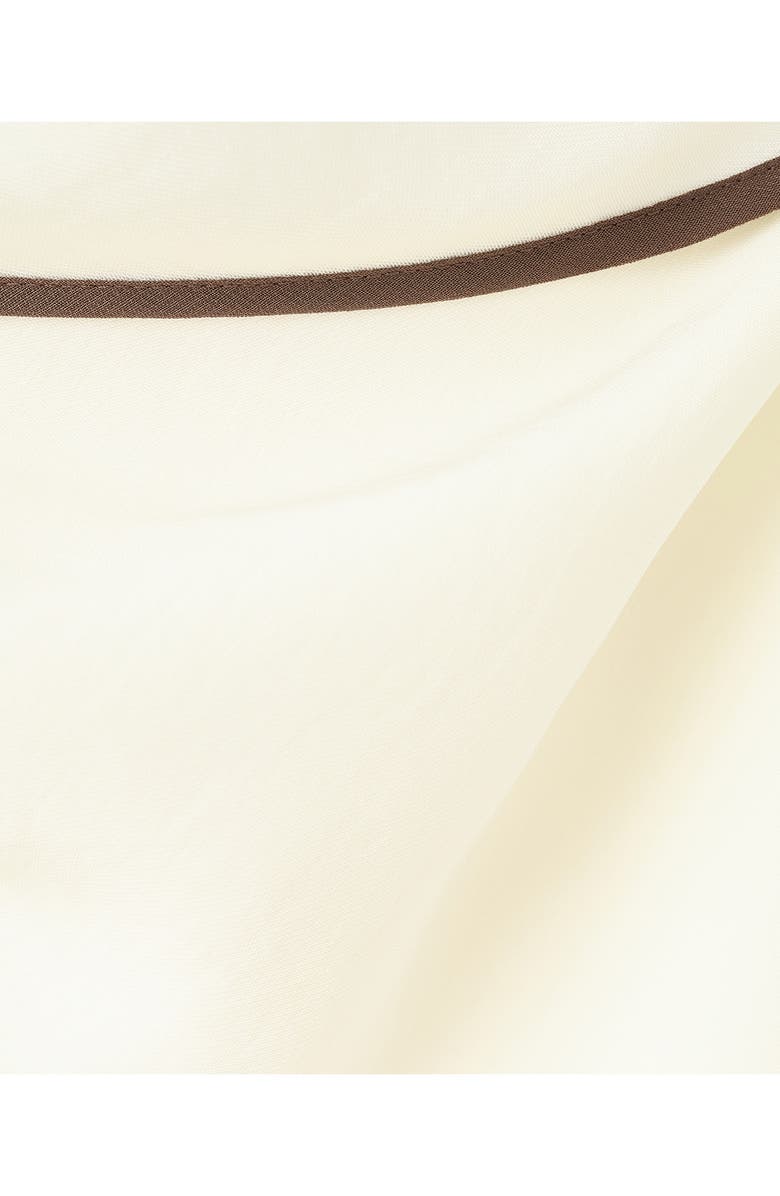 MANGO Vestido Tie Back Sleeveless Midi Dress, Alternate, color, Vanilla