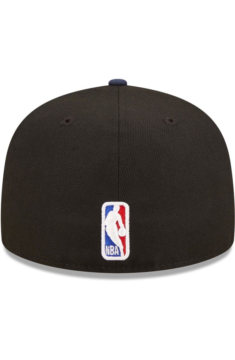 New Era Men's New Era Navy/Black Indiana Pacers 2022 Tip-Off 59FIFTY Fitted Hat, Alternate, color,