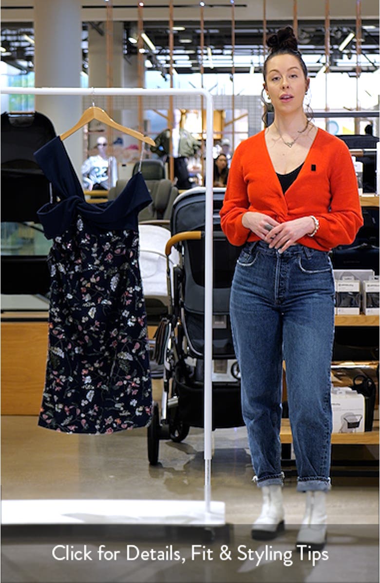 Jeanne Sequin Embellished Asymmetric Cocktail Dress, sales video thumbnail