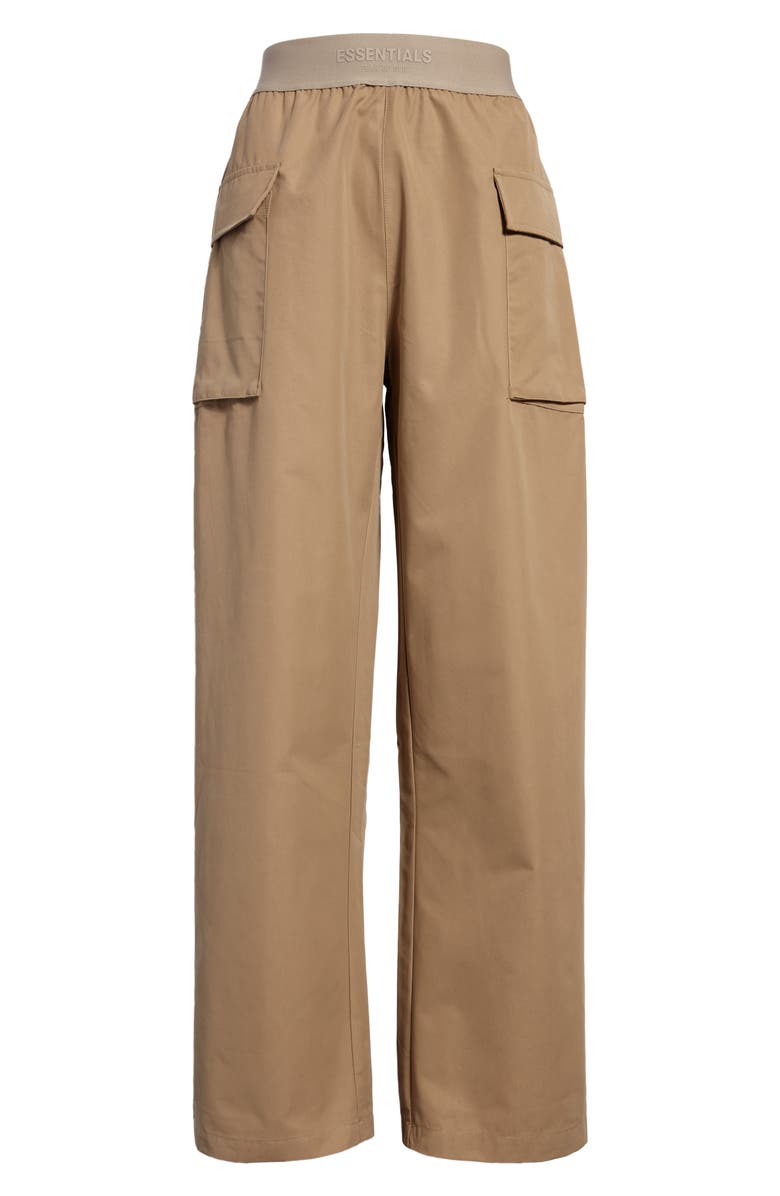 Fear of God Essentials Straight Leg Cotton Blend Cargo Pants, Alternate, color,