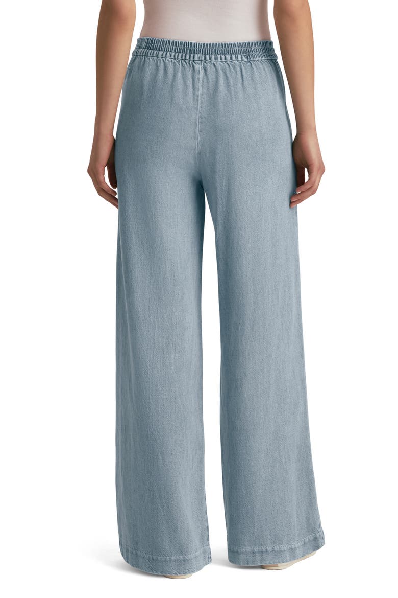The Malibu Wide Leg Jeans, Alternate, color, CORONADO