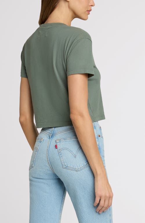 The Standard Stitch The Crop Top In Green