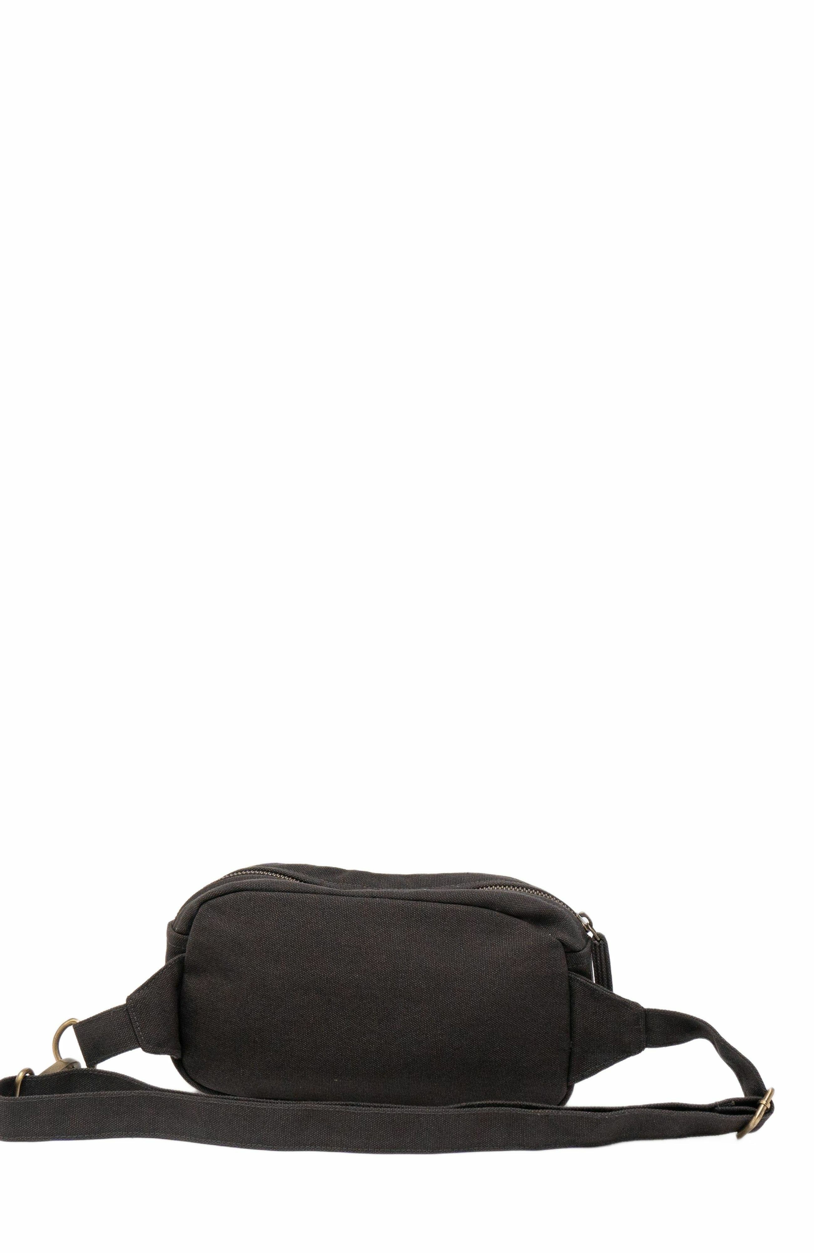 Terra Thread Organic Cotton Sling Belt Bag, Alternate, color, Charcoal Grey