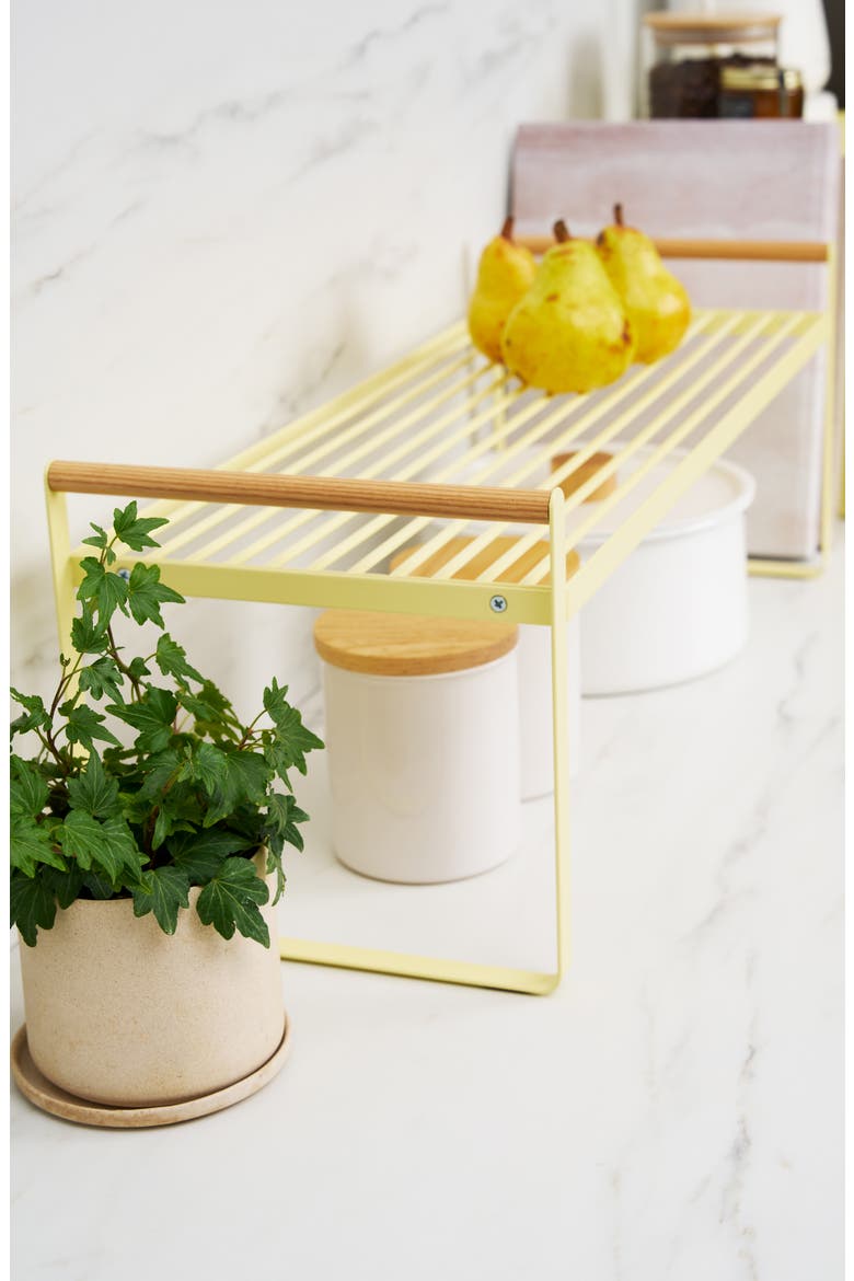 Countertop Wire Shelf, Alternate, color, YELLOW