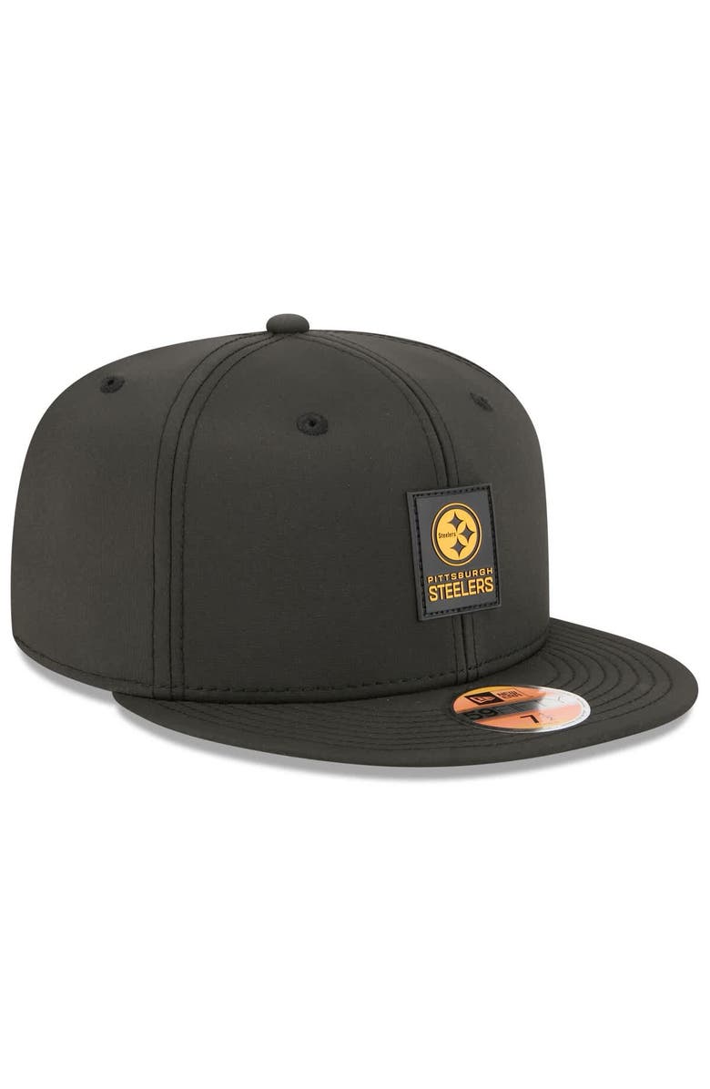 New Era Men's New Era Black Pittsburgh Steelers 2025 Sideline  59FIFTY Fitted Hat, Alternate, color, 