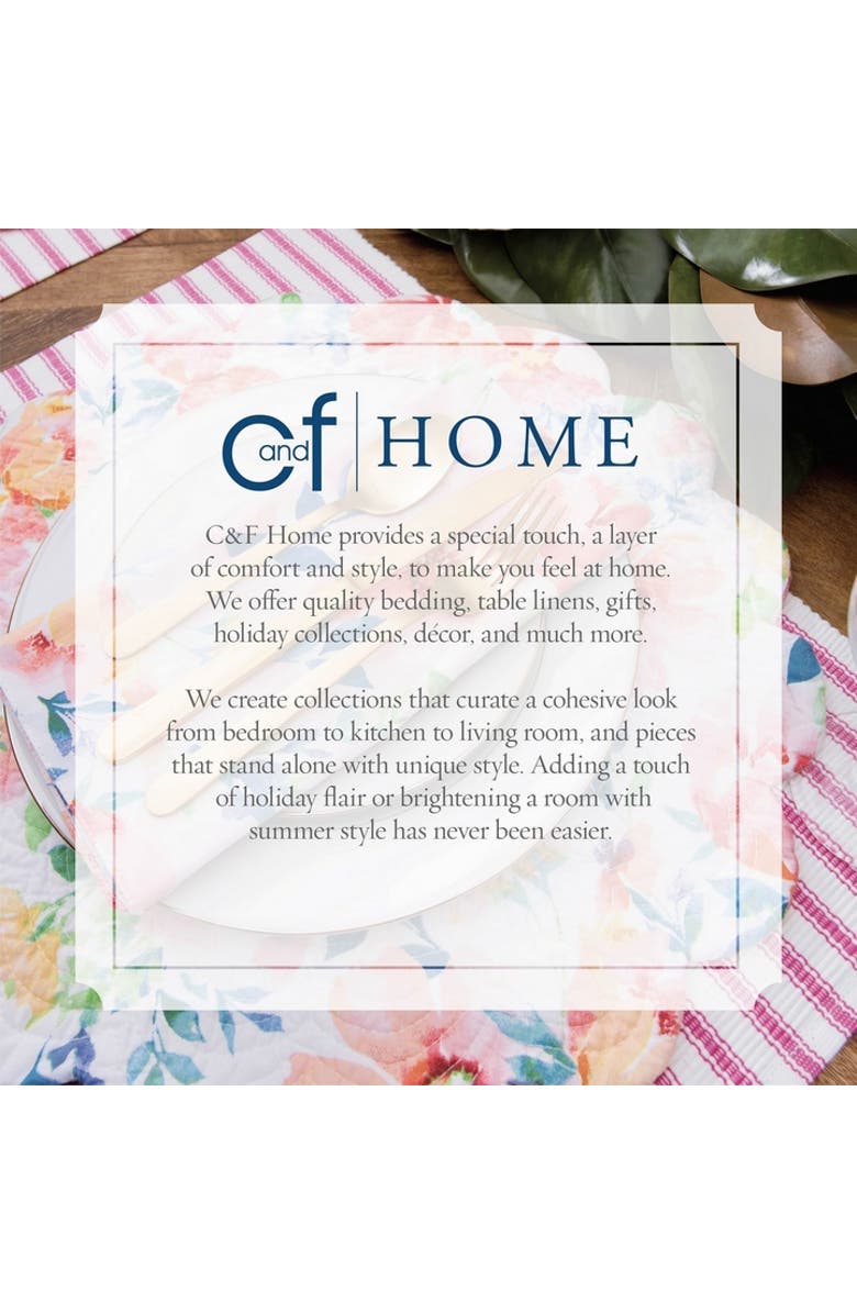 C&F Home Fringed Sand Table Runner 14" x 72", Alternate, color, Beige