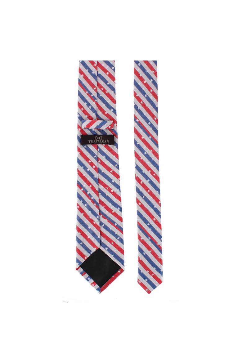 Stars of Valor Silk Novelty Necktie, Alternate, color, Multiple