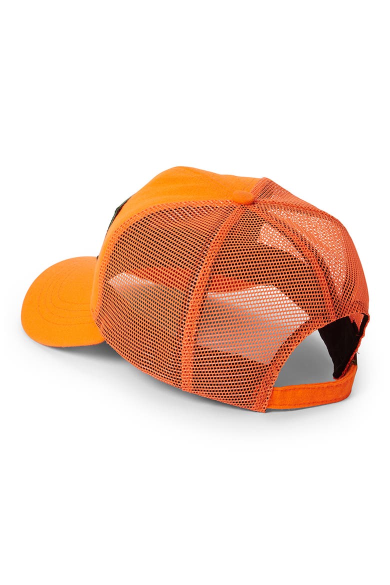 Logger Trucker Hat, Alternate, color, BLAZE ORANGE