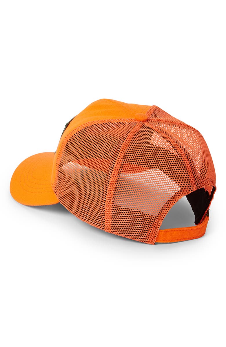 Filson Logger Trucker Hat, Alternate, color, Blaze Orange