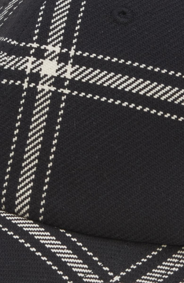 McQueen Check Logo Plate Baseball Cap, Alternate, color, 