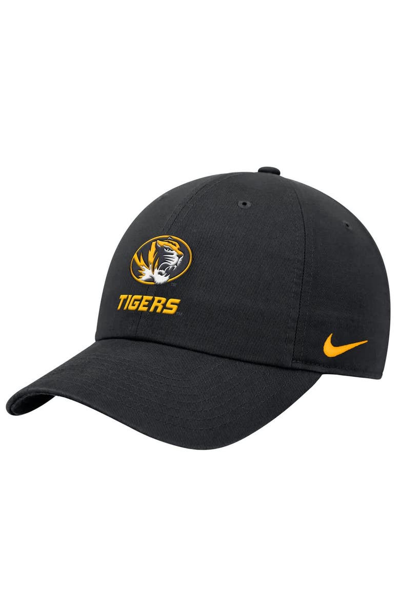 Nike Men's Nike Black Missouri Tigers 2025 On-Field Club Adjustable Hat, Main, color, 