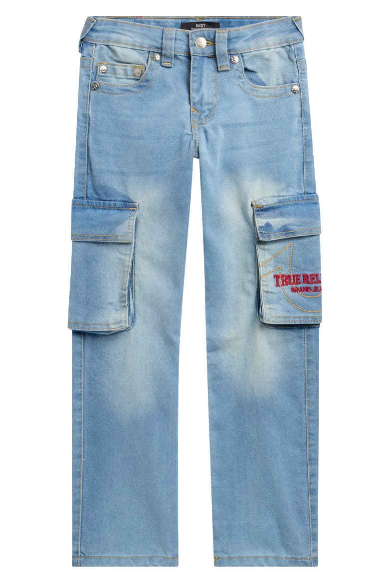 Kids' Denim Jeans, Main, color, LICBL