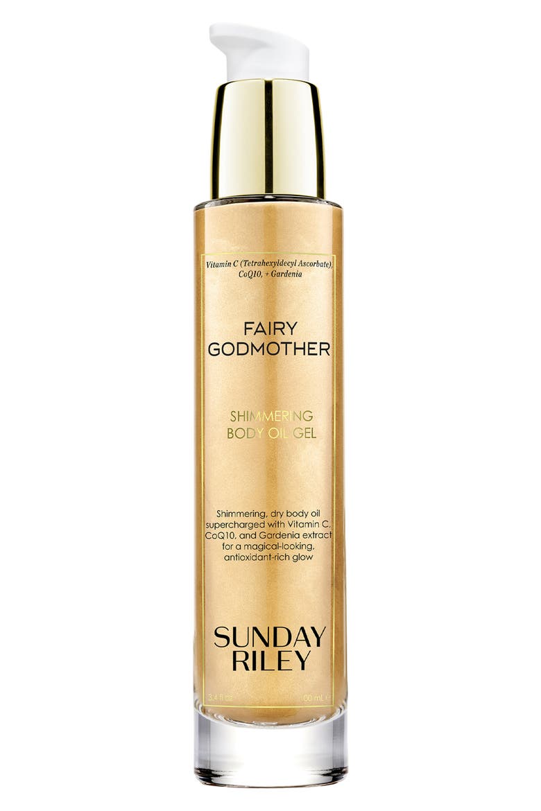 Fairy Godmother Shimmering Body Oil Gel, Main, color, NO COLOR