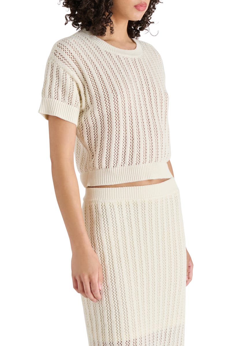 Open Knit Sweater Top