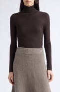 Lisa Yang Lory Cashmere Horizontal Rib Turtleneck Sweater