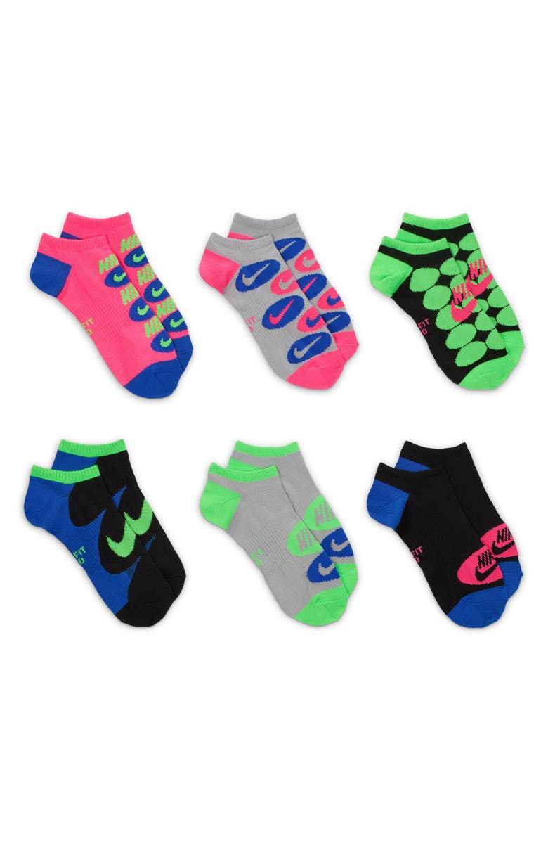 Nike Dri-FIT Ankle Socks - Pack of 6, Main, color, 