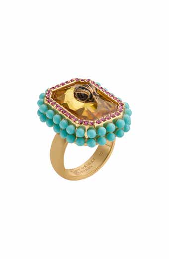 Kurt Geiger London Eagle Head Cocktail Ring