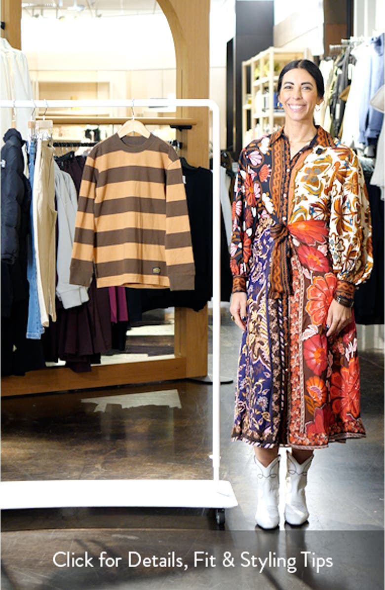 Kids' Chainmail Stripe Long Sleeve T-Shirt, sales video thumbnail