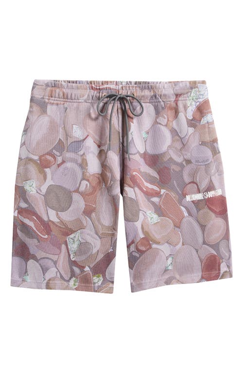 Billionaire Boys Club Bb Rocks Drawstring Knit Shorts In Moonstruck