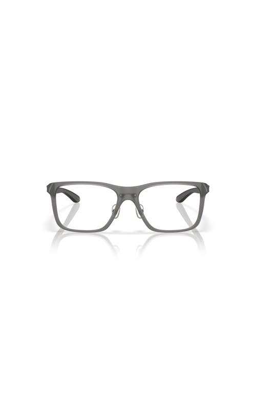 Oakley 49mm Rectangle Optical Glasses In Gray