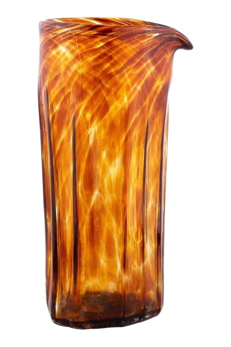 Handless Pitcher - 37.2 Oz, Main, color, Amber
