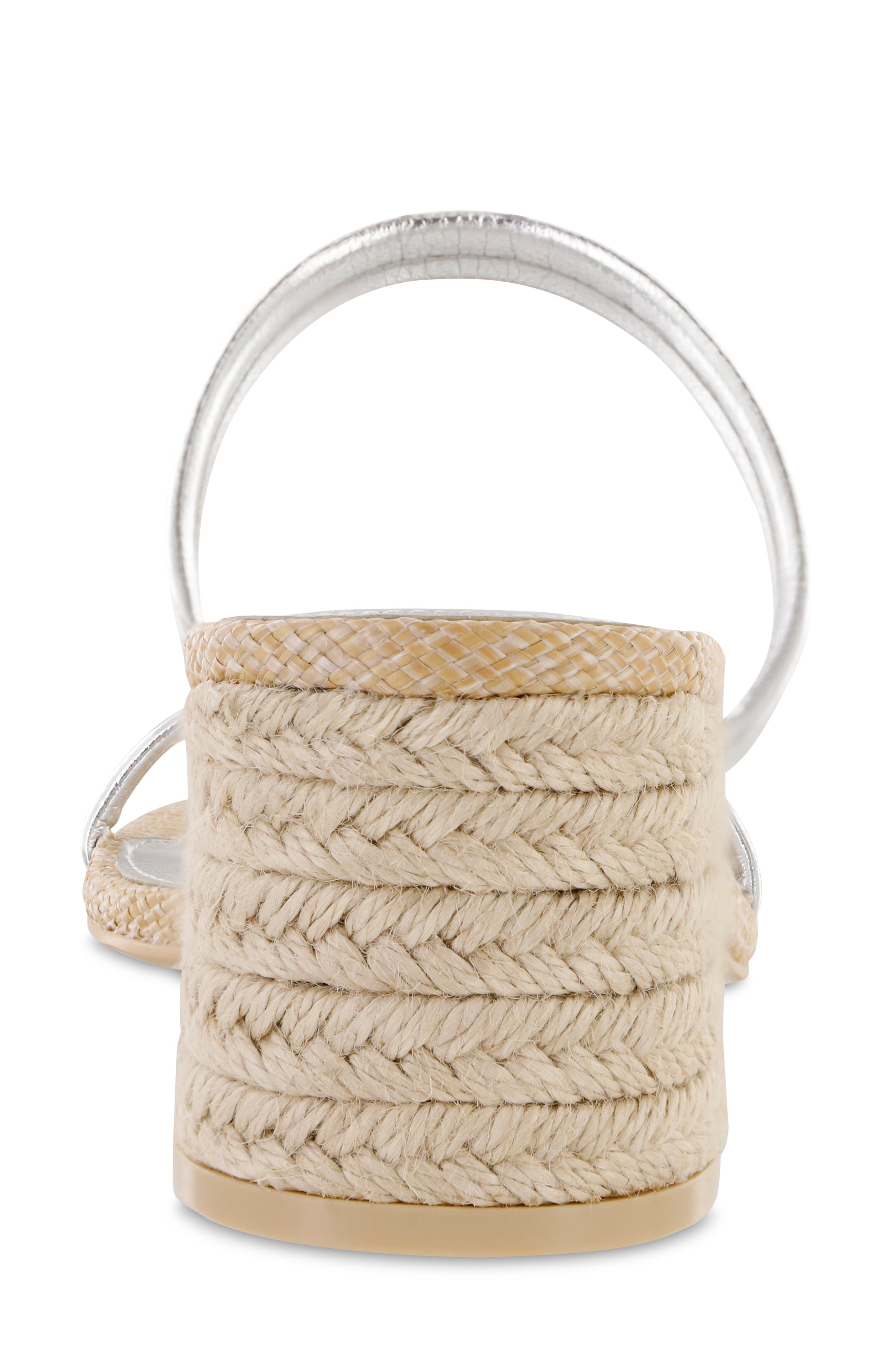 MIA Limited Edition Isabeli Espadrille Slide Sandal, Alternate, color, Silver