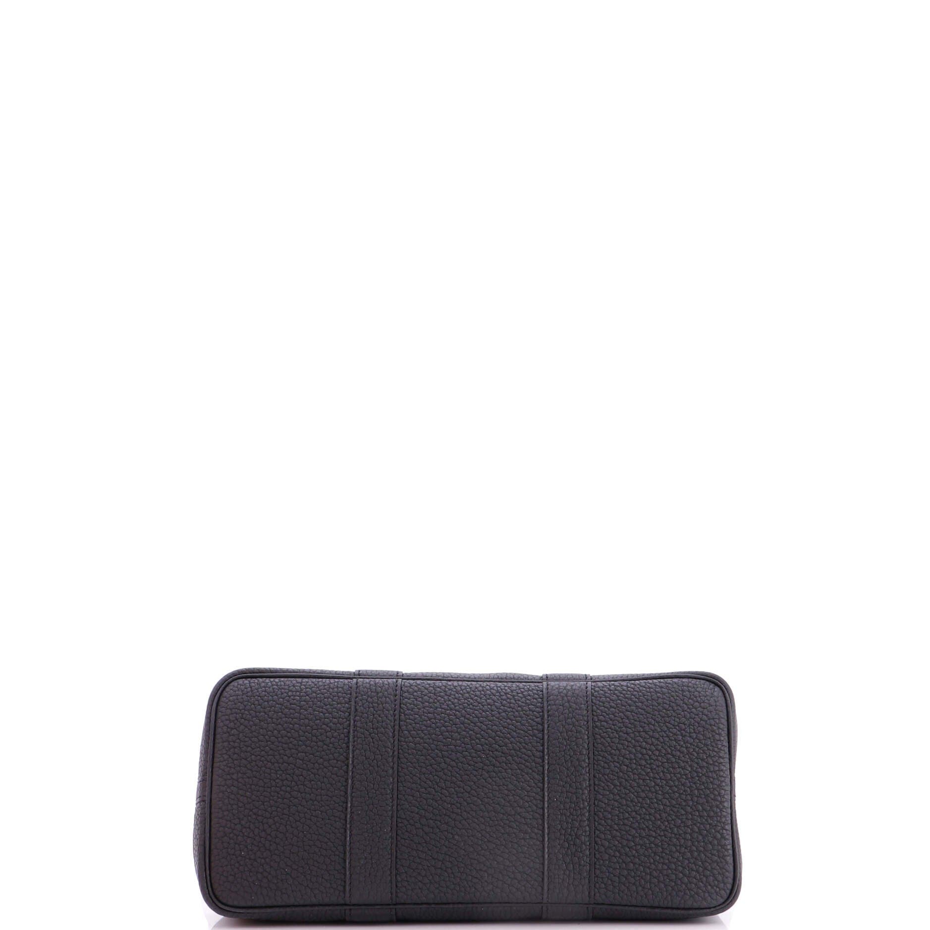 Pre-Owned Hermes Garden Party Tote Toile and Leather 30, Alternate, color, 