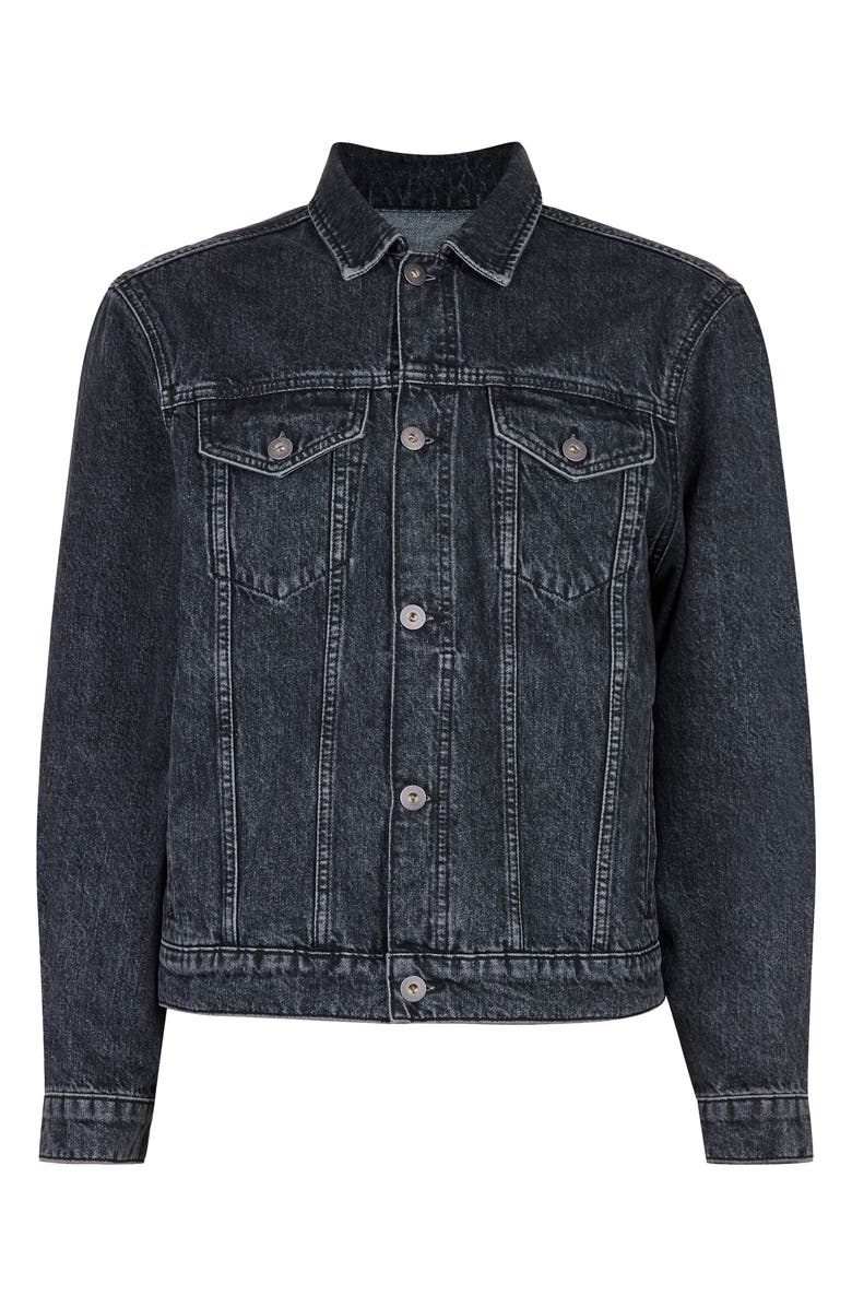 AllSaints Monza Denim Jacket, Alternate, color, 